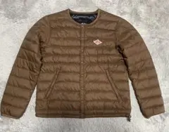 【3898】DANTON インナーダウンクルージャケット ブラウン 36