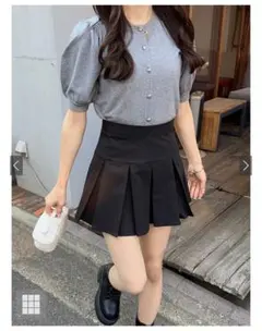 GRL 【gn211】 ラメハートボタンニットカーディガン