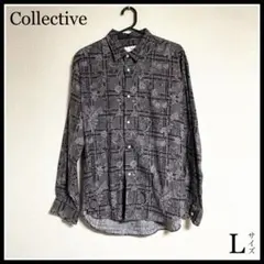 Collective(コレクティブ)花柄チェックシャツ