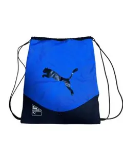 PUMA ナップザック 青/黒 ロゴ入り