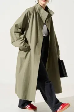 KBF ステンカラー ビッグ トレンチコート