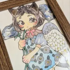 新品⭐︎箱付】池田あきこ ダヤン、妖精になる 絵本表紙 限定150 版画