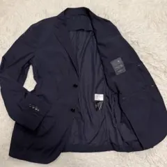 【美品】鎌倉シャツ ジャケット チャコール イタリア製 シャツジャケット(Freeサイズ ブルー系): レディース