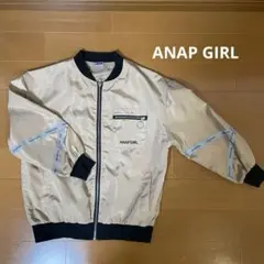 ANAPGIRL ベージュ サテンジャケット Sのサムネイル