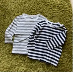 ボーダー ロンT 2枚組