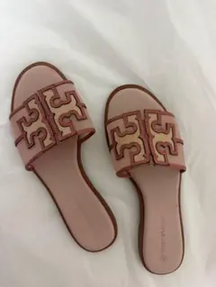 ☆希少☆GUCCI GG柄 クロスストラップ サンダル ピンク ヴィンテージ