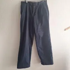 ユニクロ × JWアンダーソン タックワイドチノパン ネイビー S