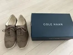 COLE HAAN 本革 極美品 スウェード24cm レディース ベージュ系のサムネイル