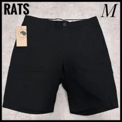 【新品タグ付き】RATS ラッツ チノショーツ 黒 M ハーフパンツ チノパンのサムネイル