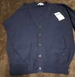 ネイビー カーディガン
