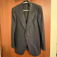 エルメネジルドゼニア ソフト】カシミヤ・シルク混 ネイビージャケット