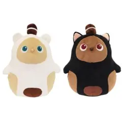 ふわころ　LOVOT ぬいぐるみ BIG 3 ホワイト　ブラック　セット