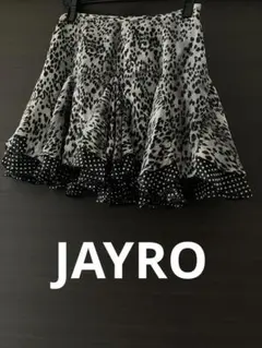 JAYRO ジャイロ　レオパード×ドット　ミニスカート