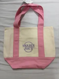 TRADER JOE'S ミニトートバッグ ピンク
