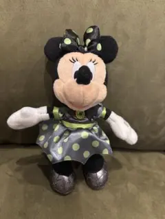 ディズニー ミニー ぬいぐるみチャーム ヘアゴム スパンコール 4つ