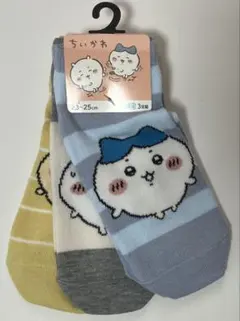 ちいかわ レディース 靴下 ソックス 23～25cm 3足セット しまむら