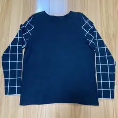 ■美品■uniform experiment■切り替えし ニット カットソー■3