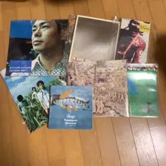 永井博 新品未使用 サイン入り ファイル ステッカー ポストカード