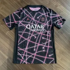 パリ・サンジェルマン シャツ M ブラック/ピンク