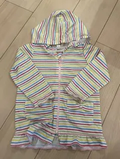 ストライプ フード付きラッシュガード