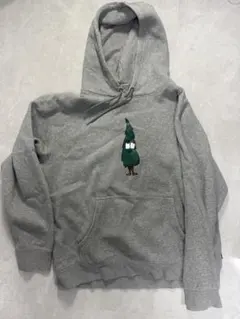 Nike SB グレー パーカー XL 木のキャラクター刺繍
