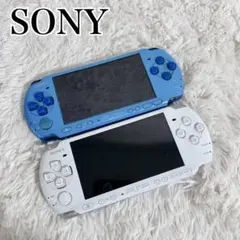 【ジャンク】PSP 3000 本体 ホワイト ブルー 2台セット