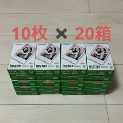 チェキフィルム instax mini 10枚入り×20箱 200枚