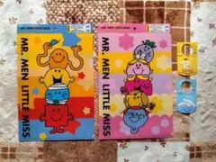 ミスターメンリトルミス クリアファイル （２枚）サンリオシール（各１枚）