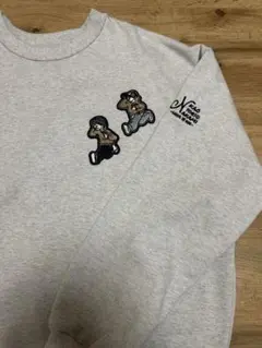 KAO YORIO NAKAMAI （顔より中身）グレー トレーナー