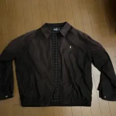 ラルフローレン　ダークブラウン ナイロンジャケット