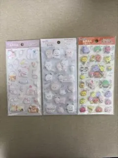かわいいキャラクターシール3種セット