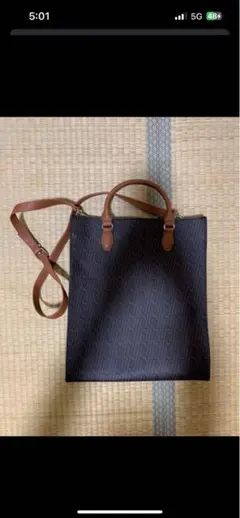 ハンドル2WAYトートバッグ