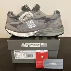 New Balance MR993GL 27.5cm グレー