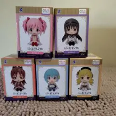 魔法少女まどか☆マギカ ぺたっとおすわり5体セット　日時指定ＯＫ