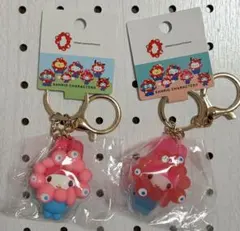 万博サンリオなりきりミャクミャクキーホルダー　マイメロディ２個セット