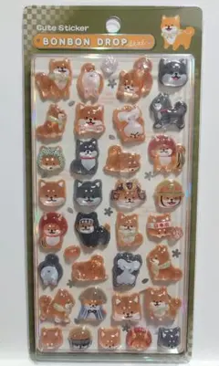 国内正規 クーリア ボンボンドロップシール 和柄 柴犬