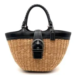 LONGCHAMP ロンシャン かごバッグ 2WAY ショルダーバッグ ブラック