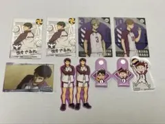 ハイキュー 白鳥沢学園高校 カード ステッカー アクリルプレート コードホルダー