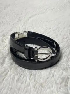 Salvatore Ferragamo レザーベルト ガンチーニ イタリア製のサムネイル