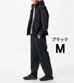 【美品】ユニクロ ウルトラストレッチアクティブトラックパンツ ブラックM