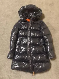 元旦セール⭐︎ダウンコート ブラック オレンジ 100% ANIMAL FREE