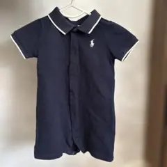 ラルフローレン　ポロシャツ ロンパース ネイビー 6m 超美品