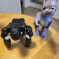 ジャンク品トランスフォーマー ビーストウォーズ　コンボイ、メガトロン 2体セット