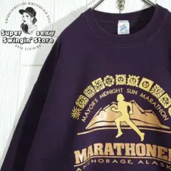 希少 アメリカ製 ジャージーズ スウェット トレーナー XL ネイビー 古着