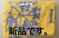 L'OCCITANE 花柄バスタオル グレーと青
