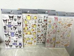 大人の図鑑シール　サンリオ　ポチャッコ　ポムポムプリン　マイメロ　クロミ