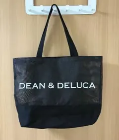 DEAN & DELUCA メッシュトートバッグ　ブラックL 未使用品のサムネイル