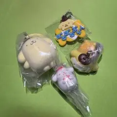 サンリオ　ポムポムプリン　カプセルトイ　ガチャガチャ　4個セット