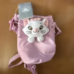 Disney おしゃれキャット　マリー　ペットボトルカバー　ショルダーケース