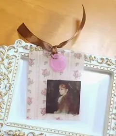 ハンドメイド　しおり　シーリングスタンプ　ルノワール　花柄　ひまわり　りぼん